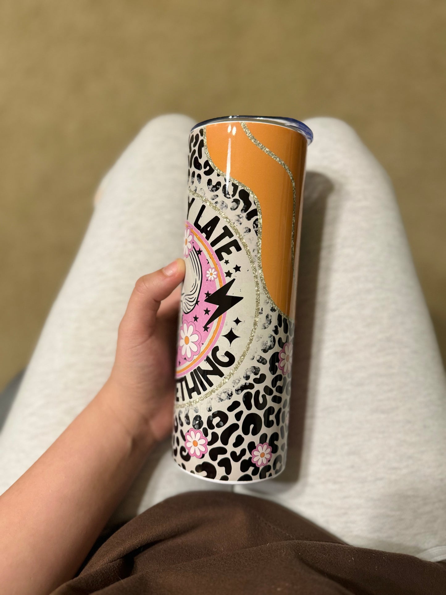 20oz Probably Late For Something Tumbler
