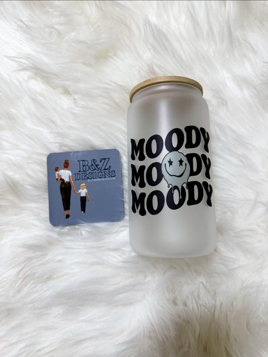 16oz Moody Glass Cup