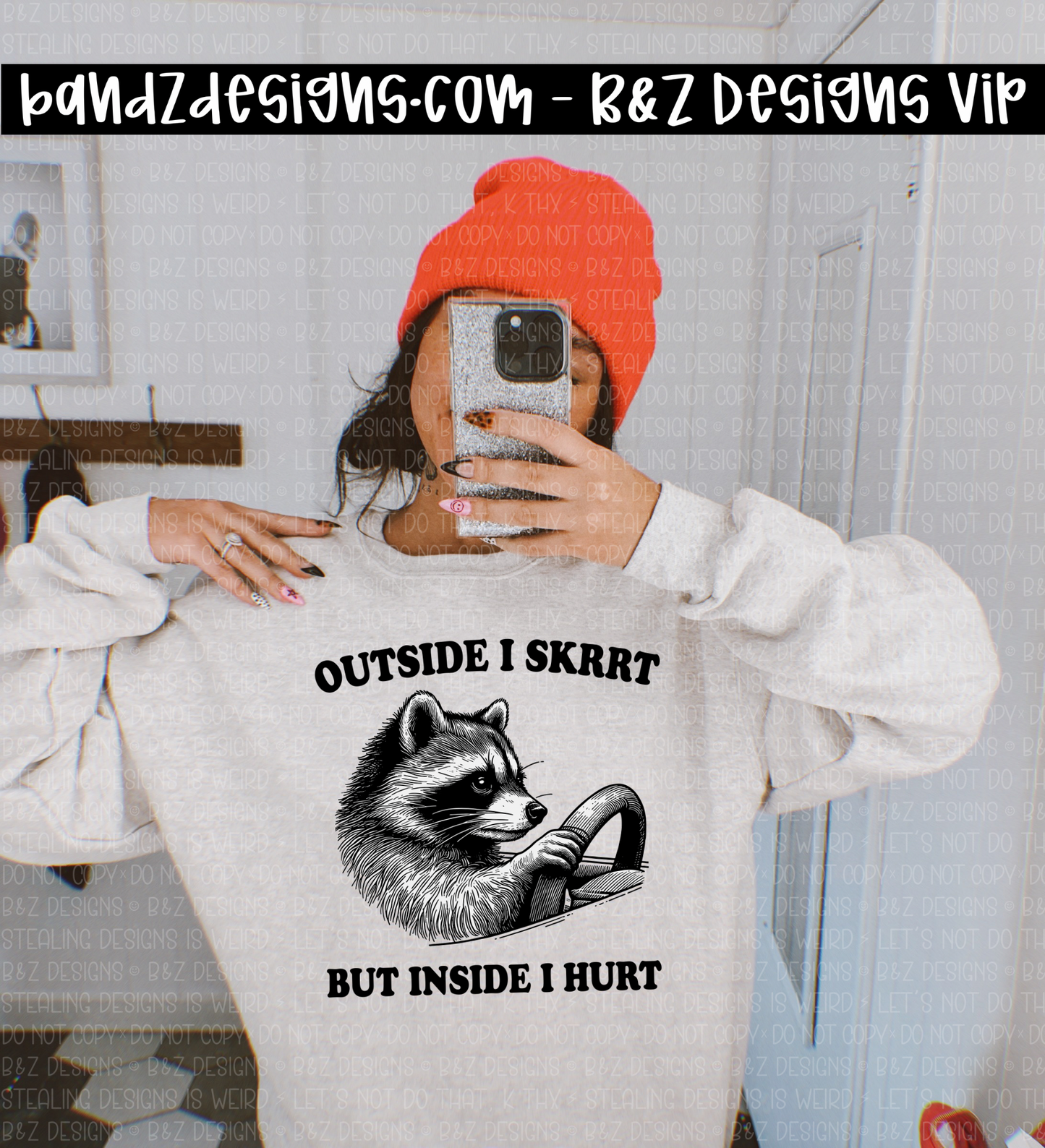Outside I Skrrt But Inside I Hurt