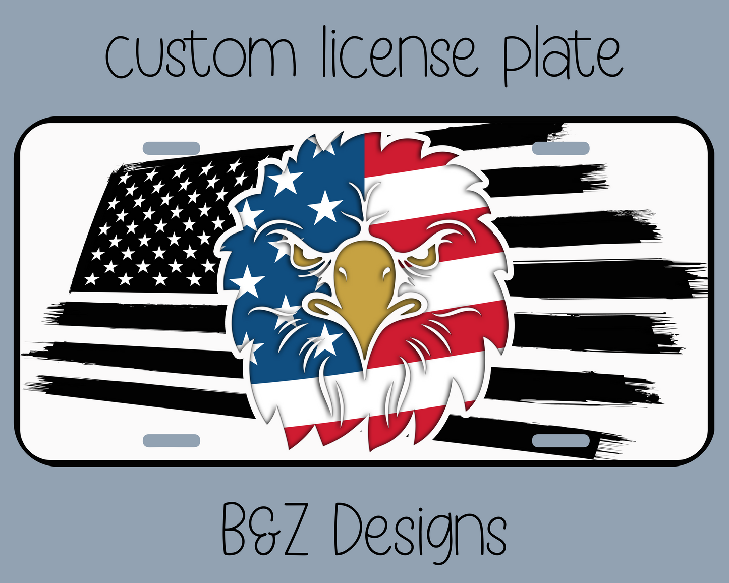 Patriotic License Plates