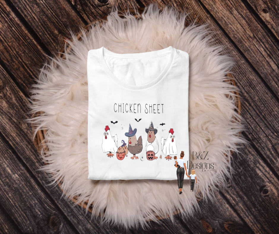 Chicken Sheet Tee/Crew