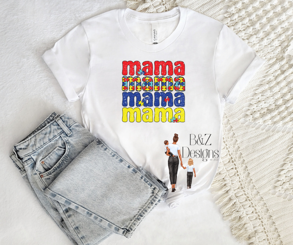 Autism Mama Tee/Crew