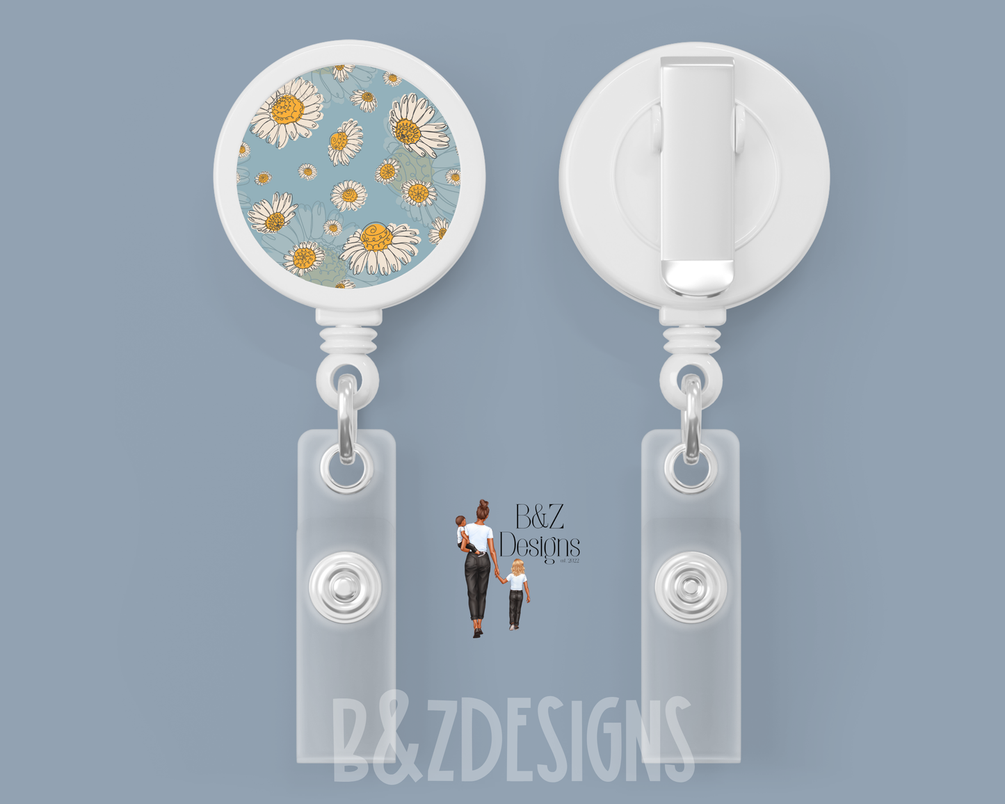 Sunflowers Retractable Badge Reel