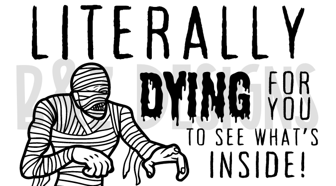 Literally Dying For You To See What’s Inside Small Labels Pack