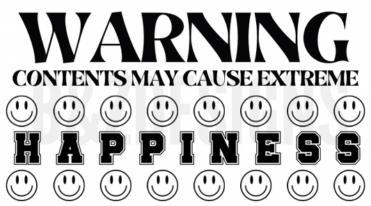 WARNING Small Labels Pack