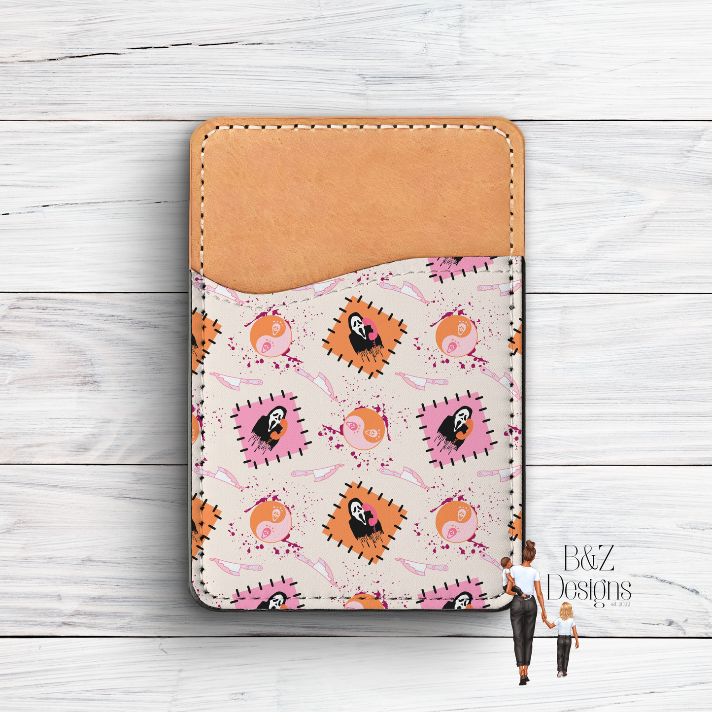 Girly Spooky Phone Card Holder