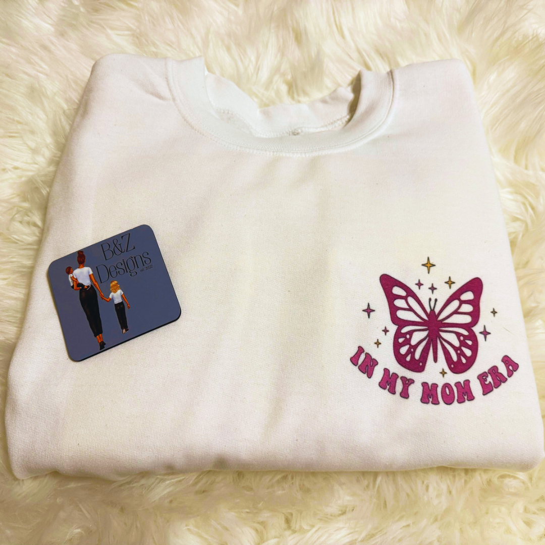 In My Mom Era Butterfly Tee/Crew