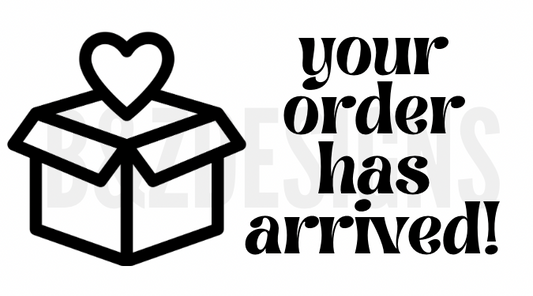 Your Order Has Arrived Small Labels Pack