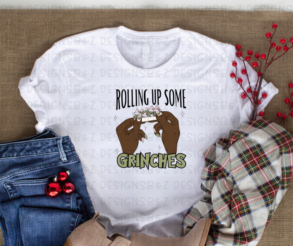 Rolling Up Some Gr!nches Tee/Crew