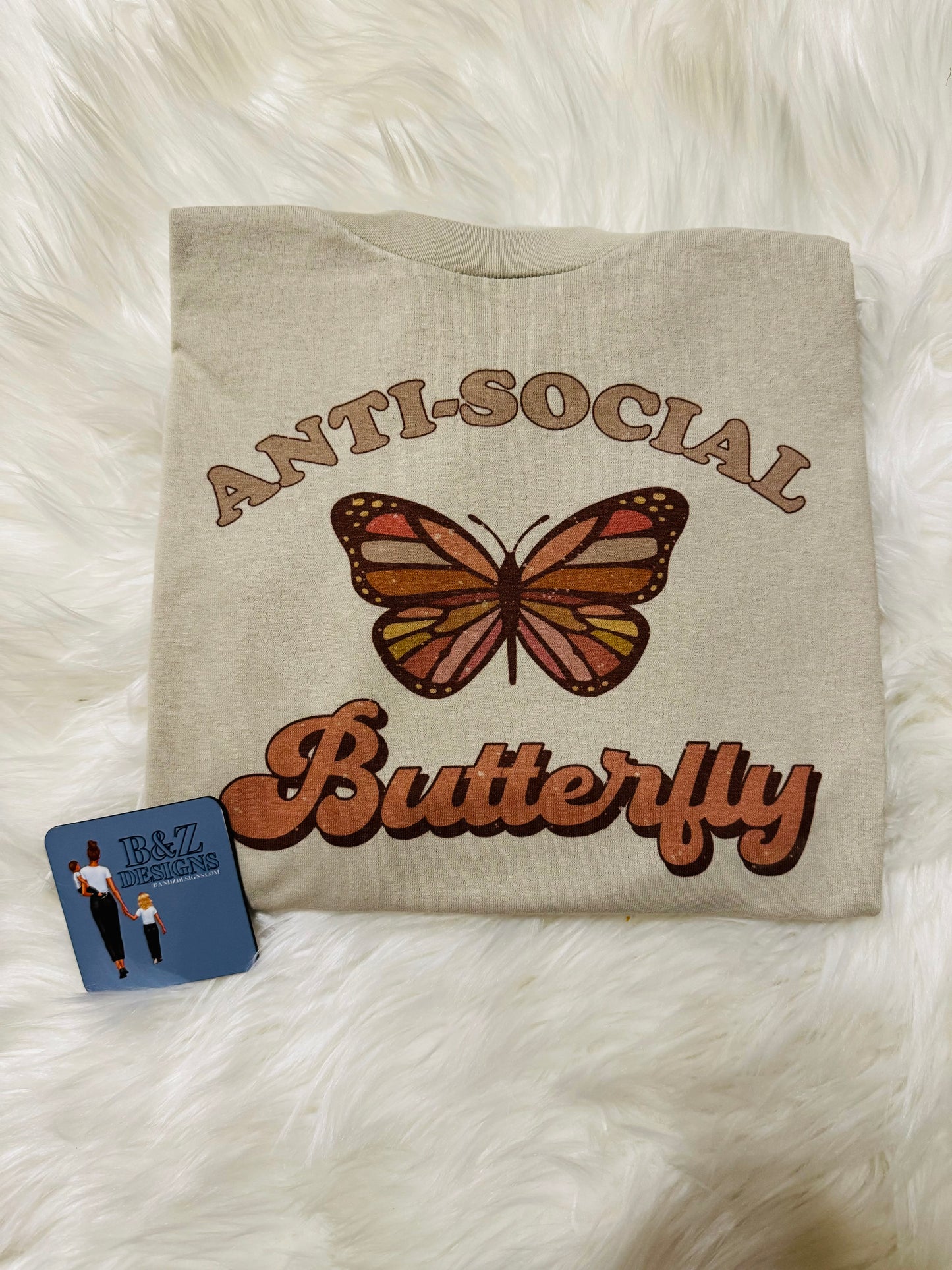Antisocial Butterfly Tee/Crew