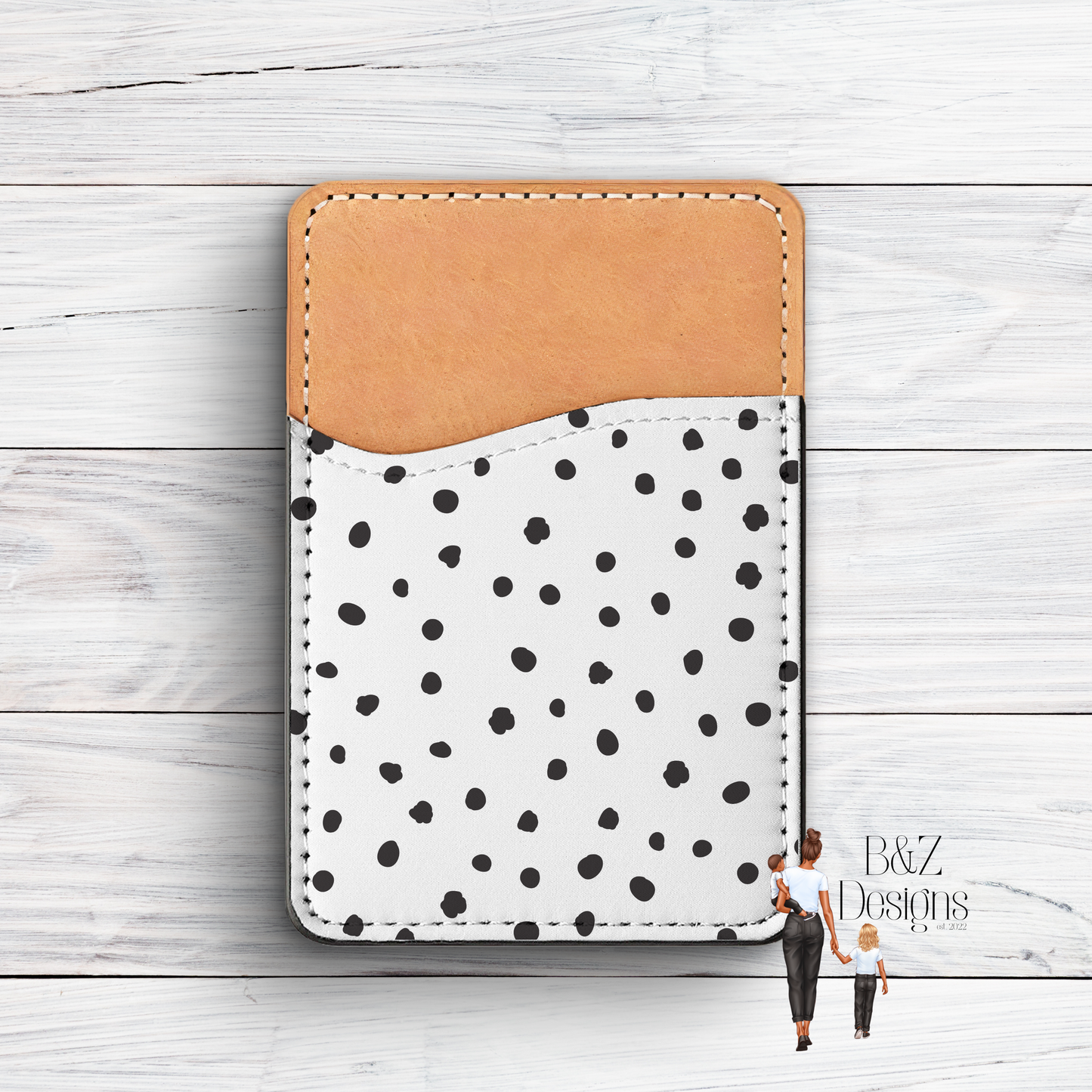 Speckled Phone Card Holder