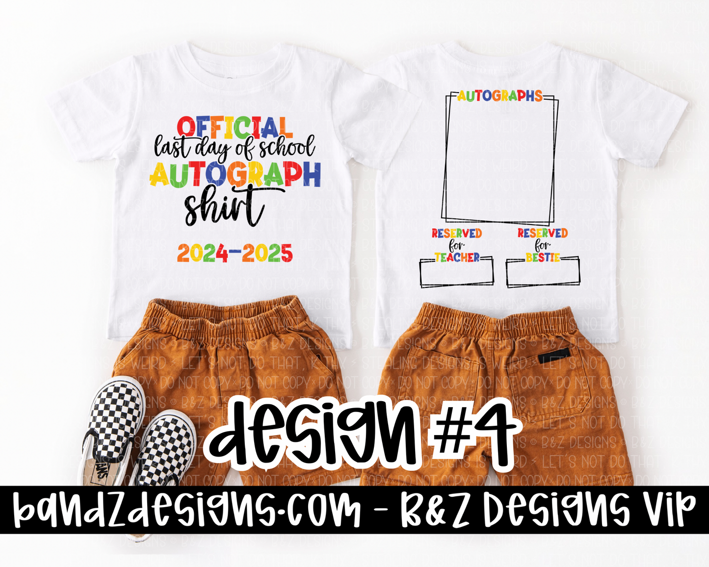 Last Day Of School Autograph Tee