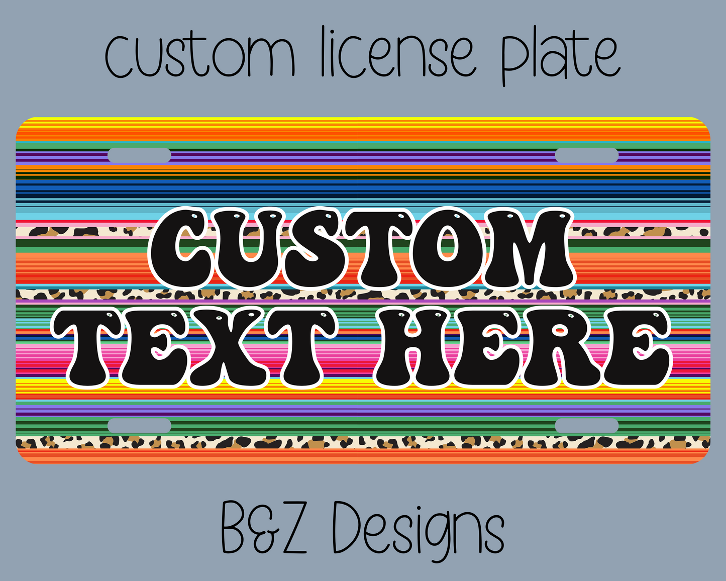 Custom Sherpa License Plate