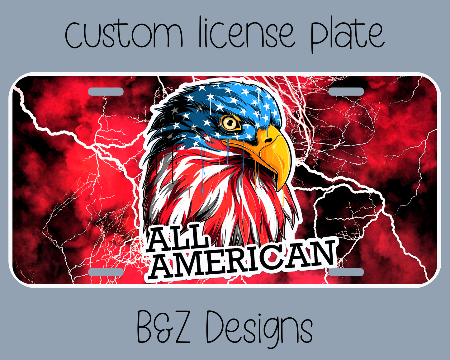 Patriotic License Plates