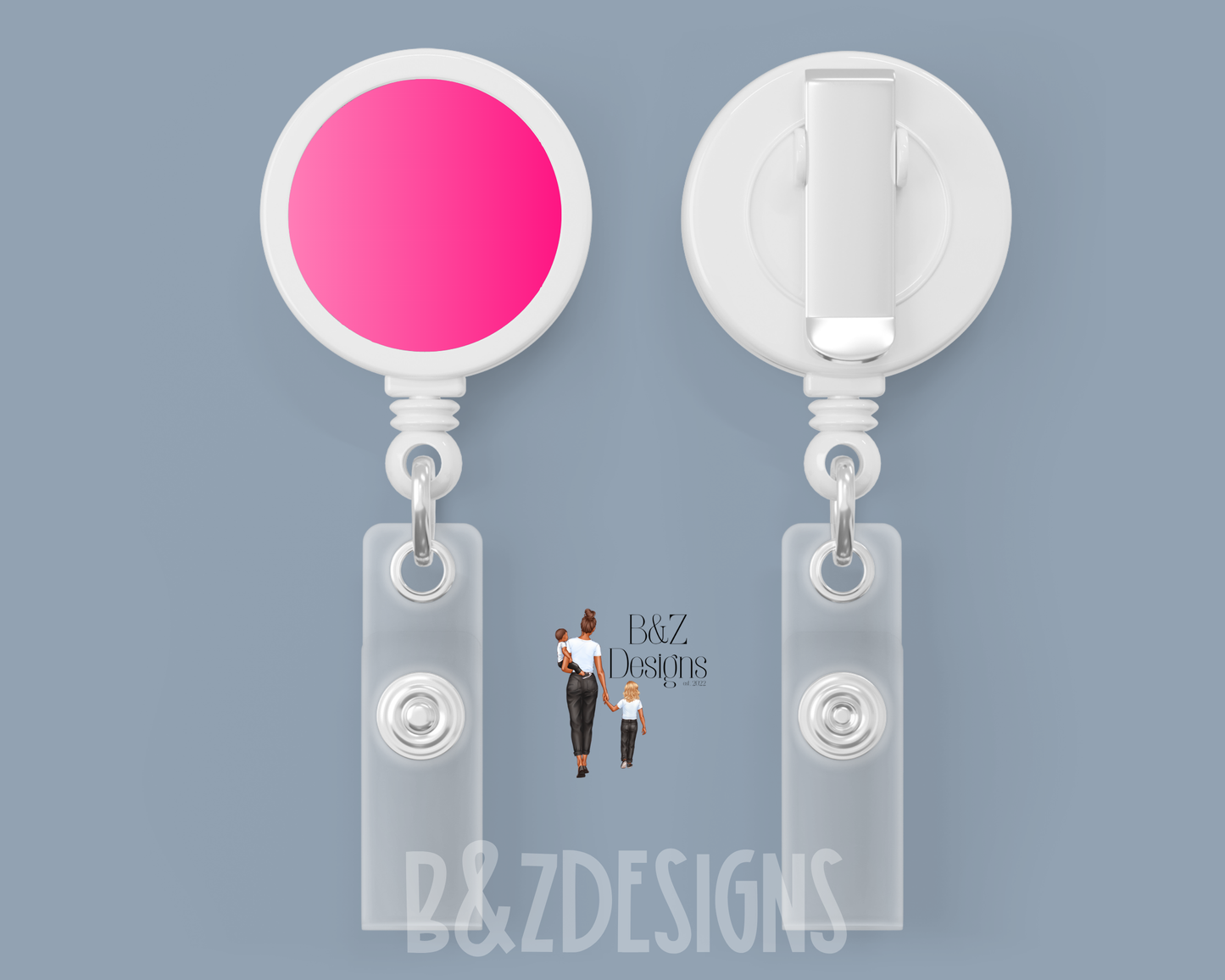 Ombre (4 Options) Retractable Badge Reel
