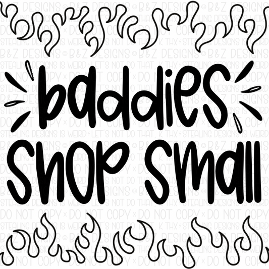 2x2” Baddies Shop Small Label Pack