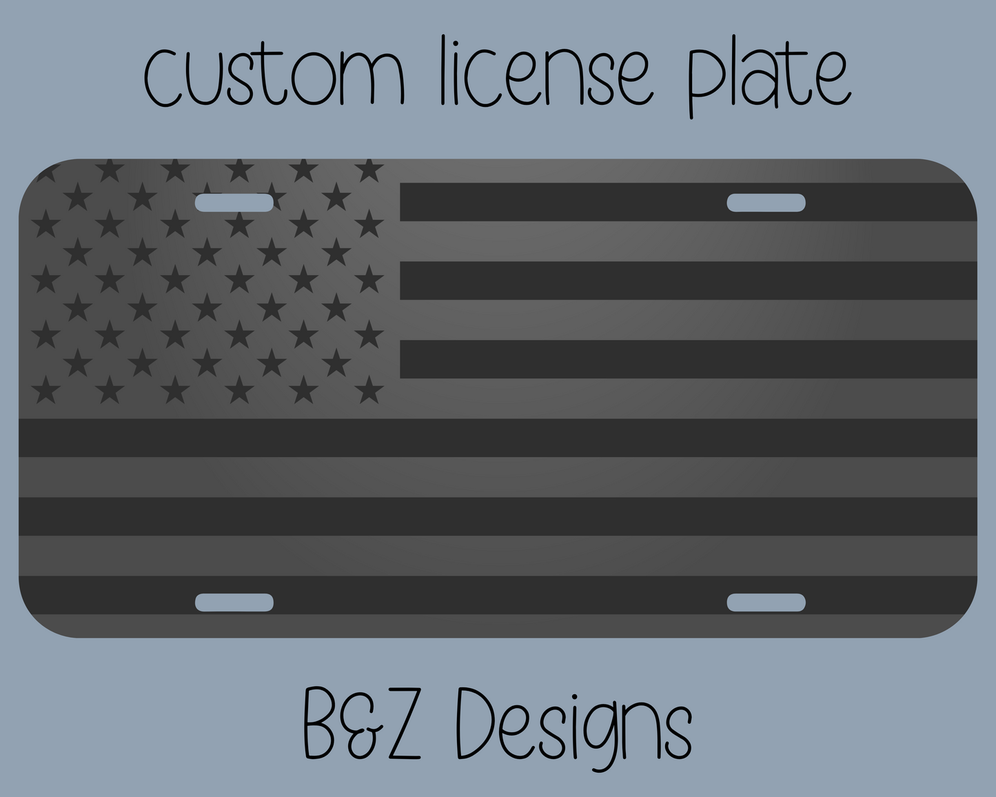 American License Plate