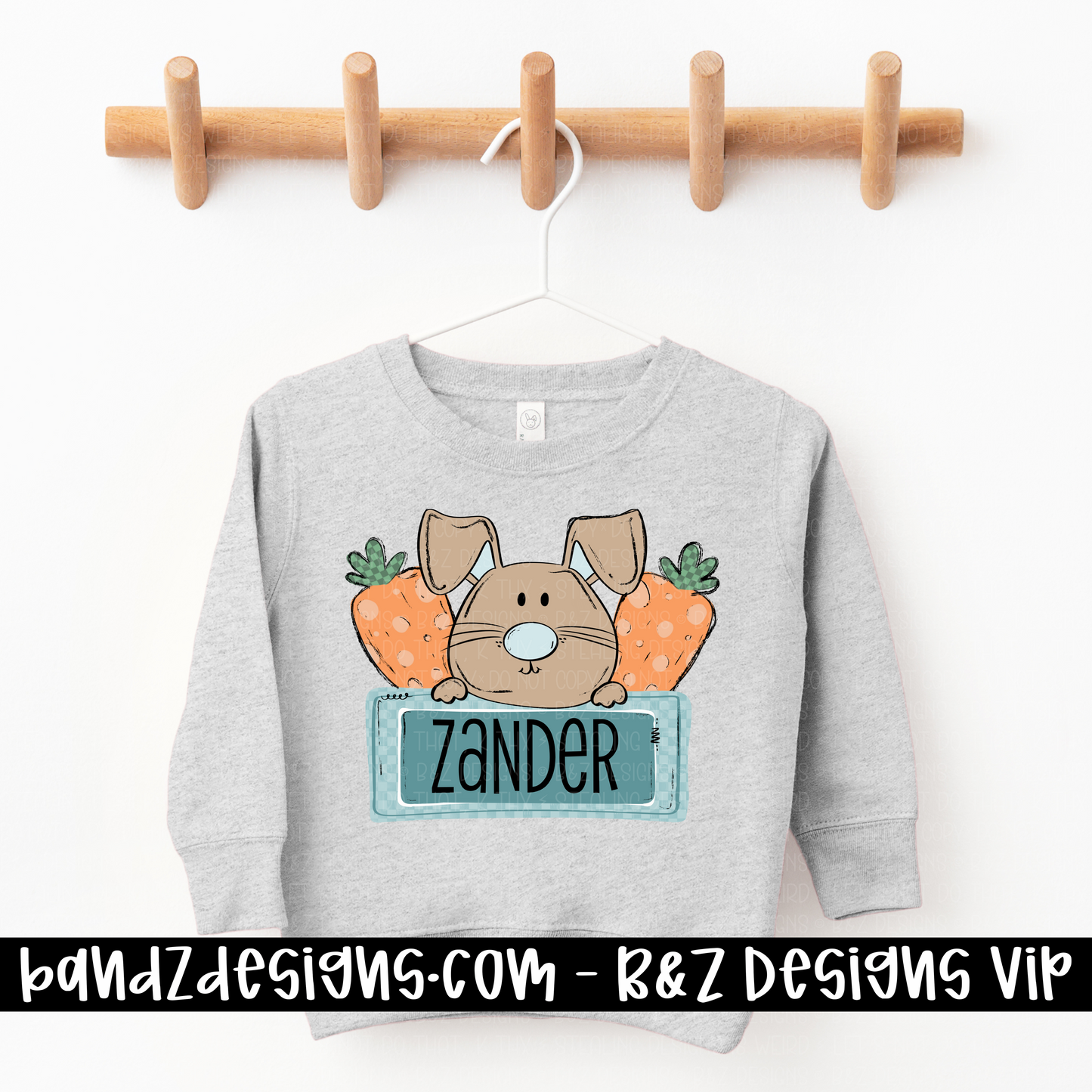 Boys Rabbit Custom Name