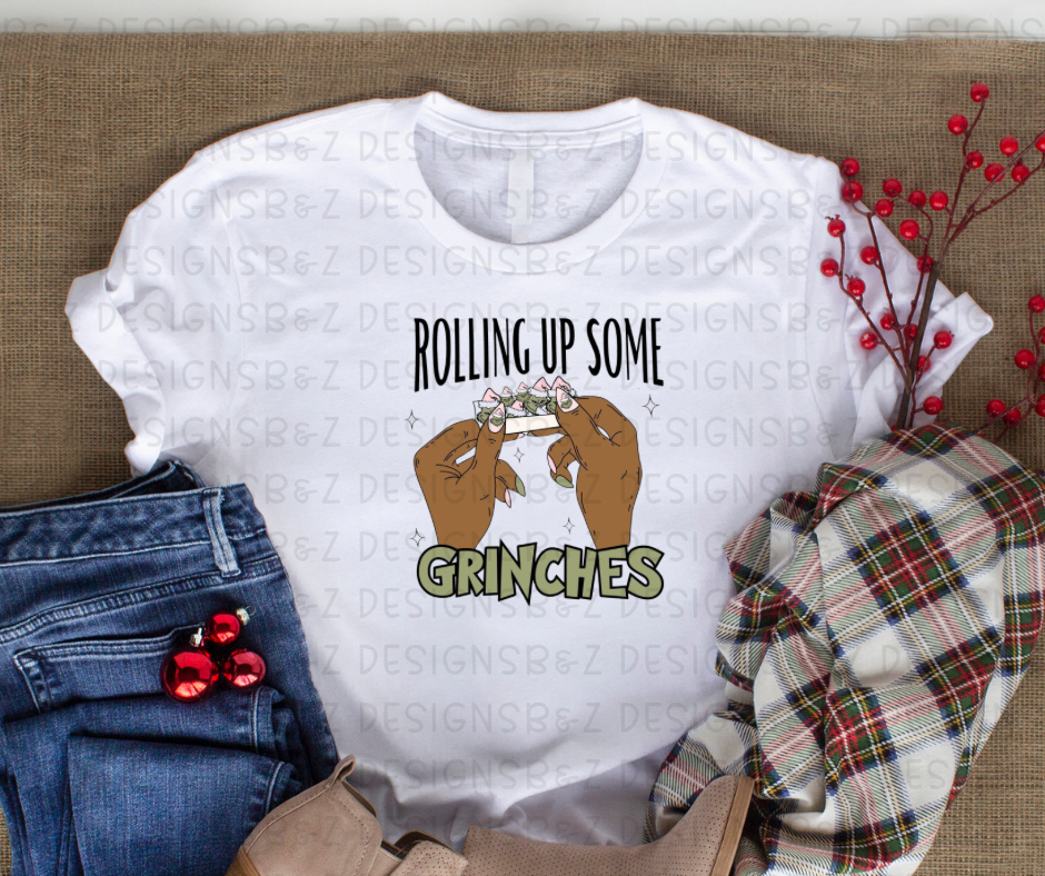 Rolling Up Some Gr!nches Tee/Crew