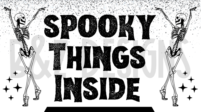 Spooky Things Inside Small Labels Pack