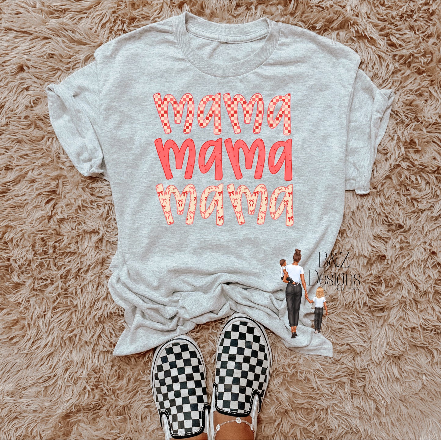 Mama Bows/Hearts/Checkered
