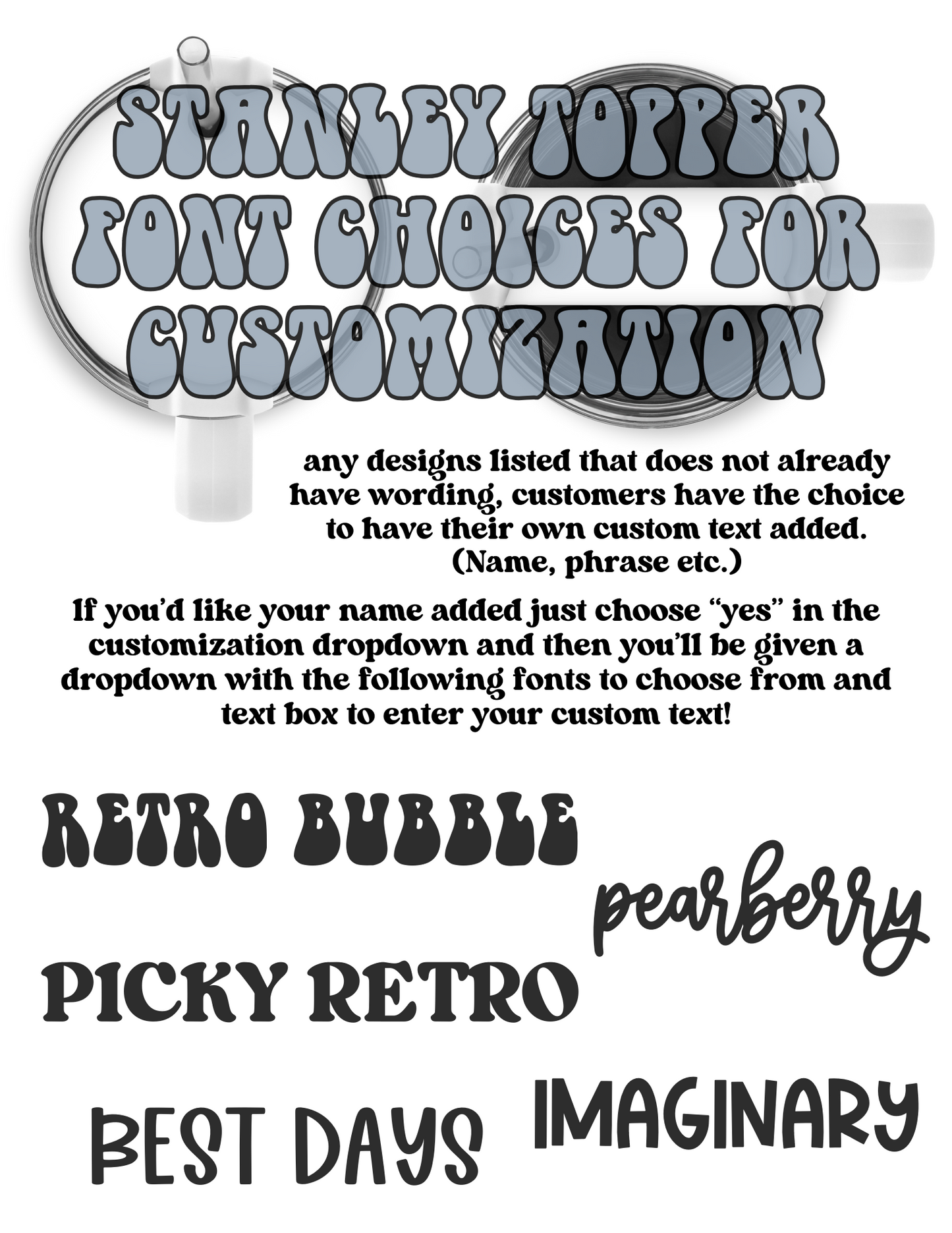 Boho Smileys Stanley Topper