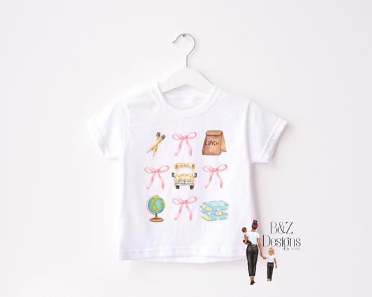 Vintage Girly Back To School