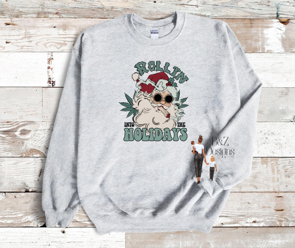Rollin’ Into The Holidays Tee/Crew