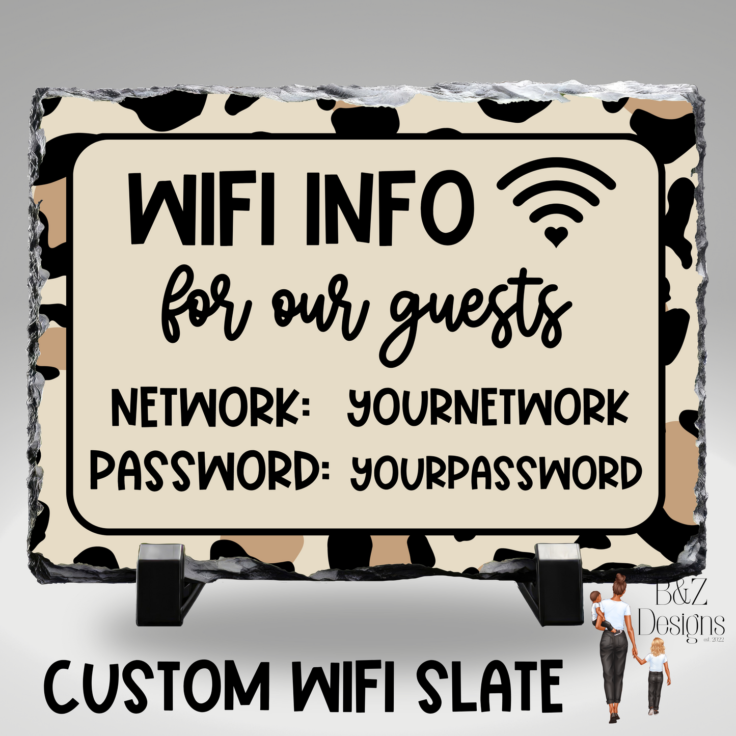 Custom WiFi Plaque
