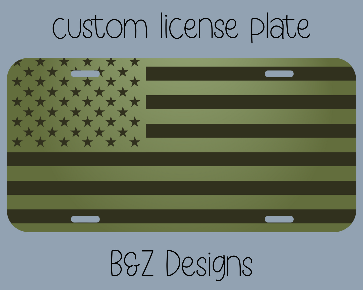 American License Plate