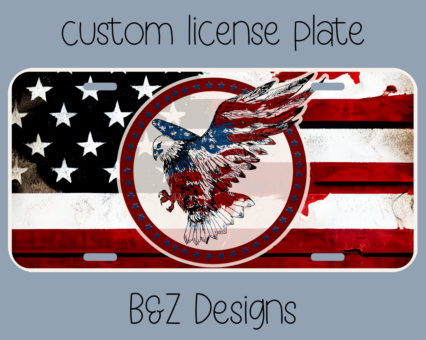 Patriotic License Plates