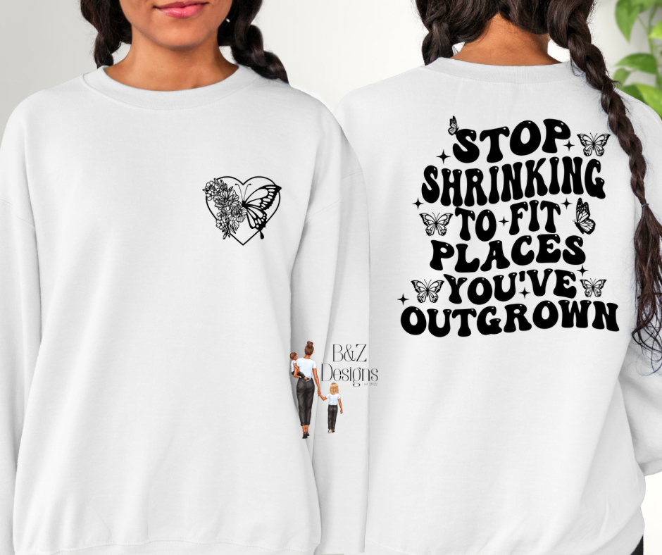 Stop Shrinking Tee/Crew