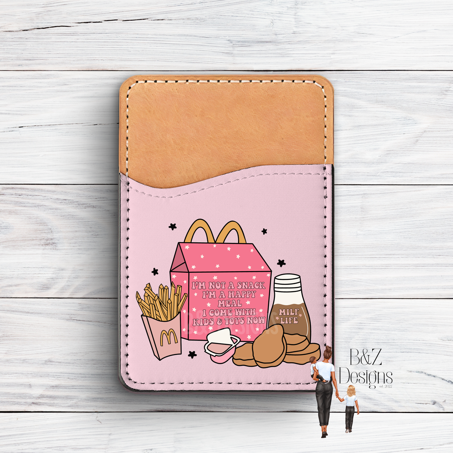 I Come With Kids & Toys Now Phone Card Holder