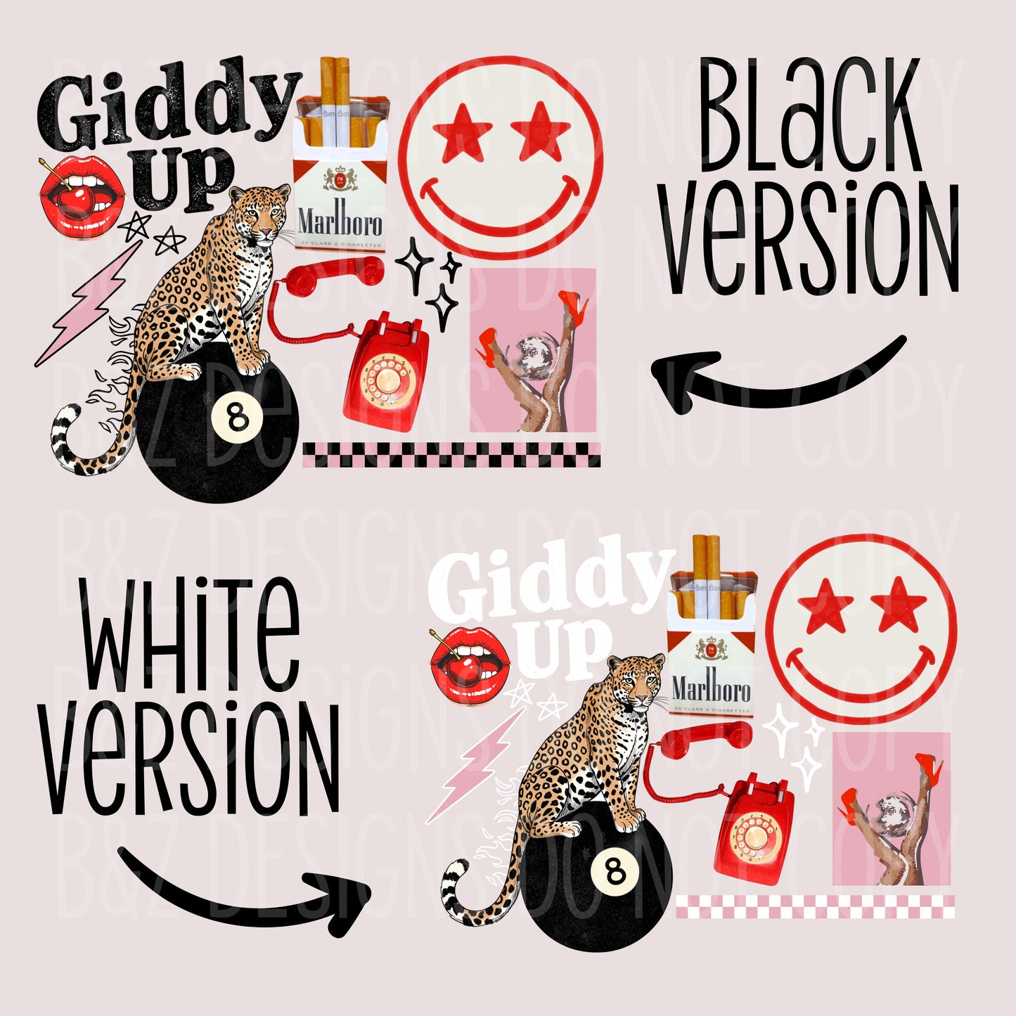 Giddy Up Collage