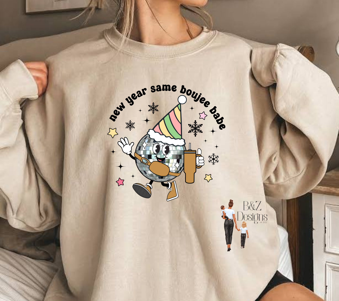 New Year Same Boujee Babe Tee/Crew