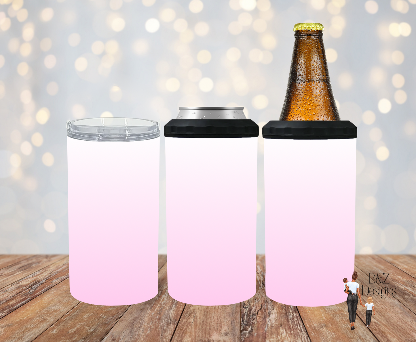 Neon Ombre (4 options) Can Cooler Combo