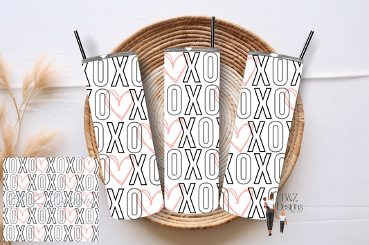 20oz Valentines XOXO Tumbler