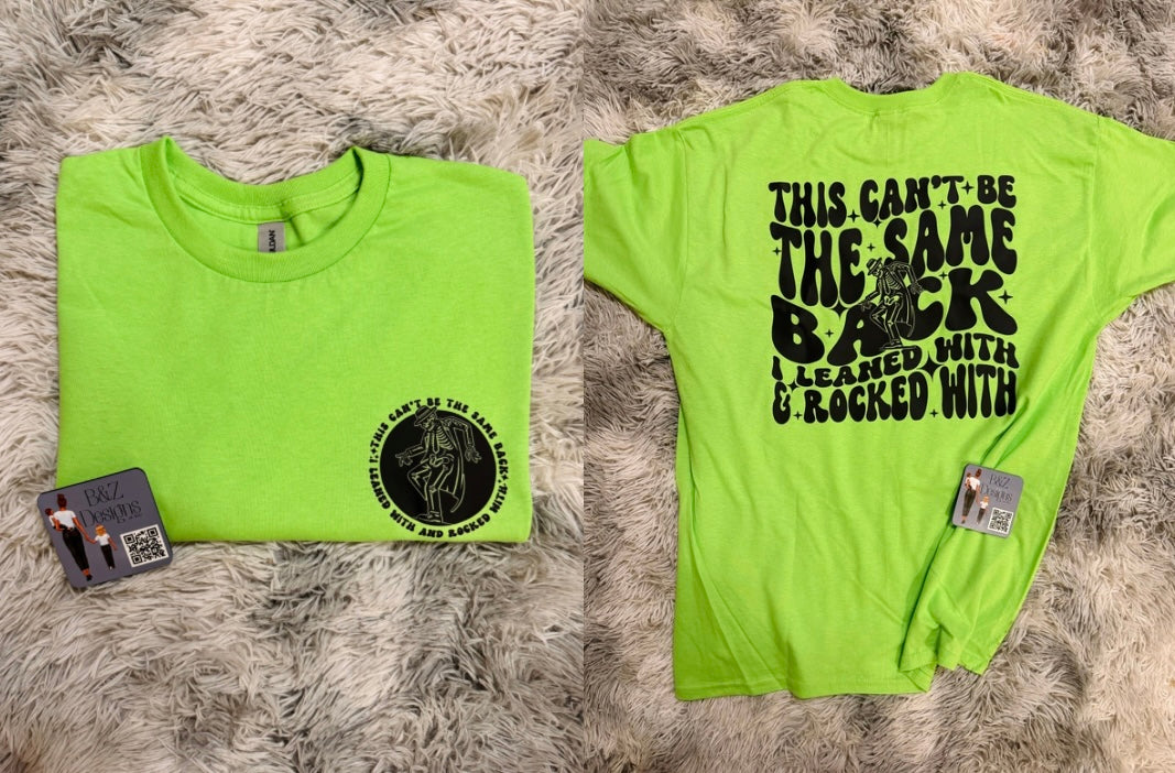 This Can’t Be The Same Back Tee/Crew
