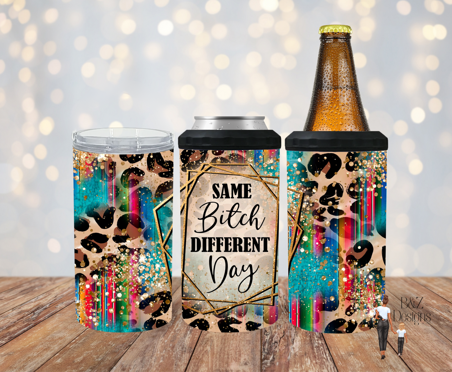 Same B!tch Different Day Can Cooler Combo
