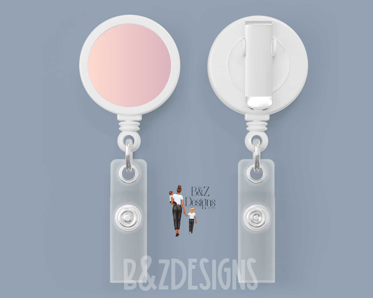 Ombre (4 Options) Retractable Badge Reel