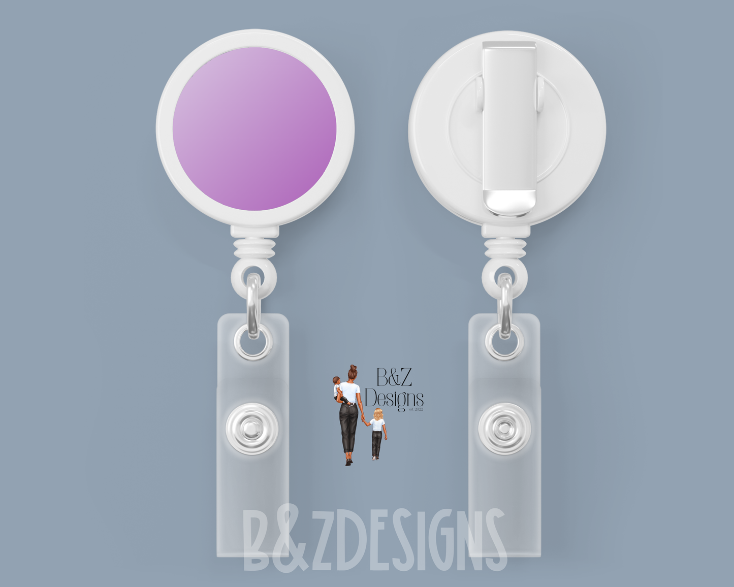 Ombre (4 Options) Retractable Badge Reel