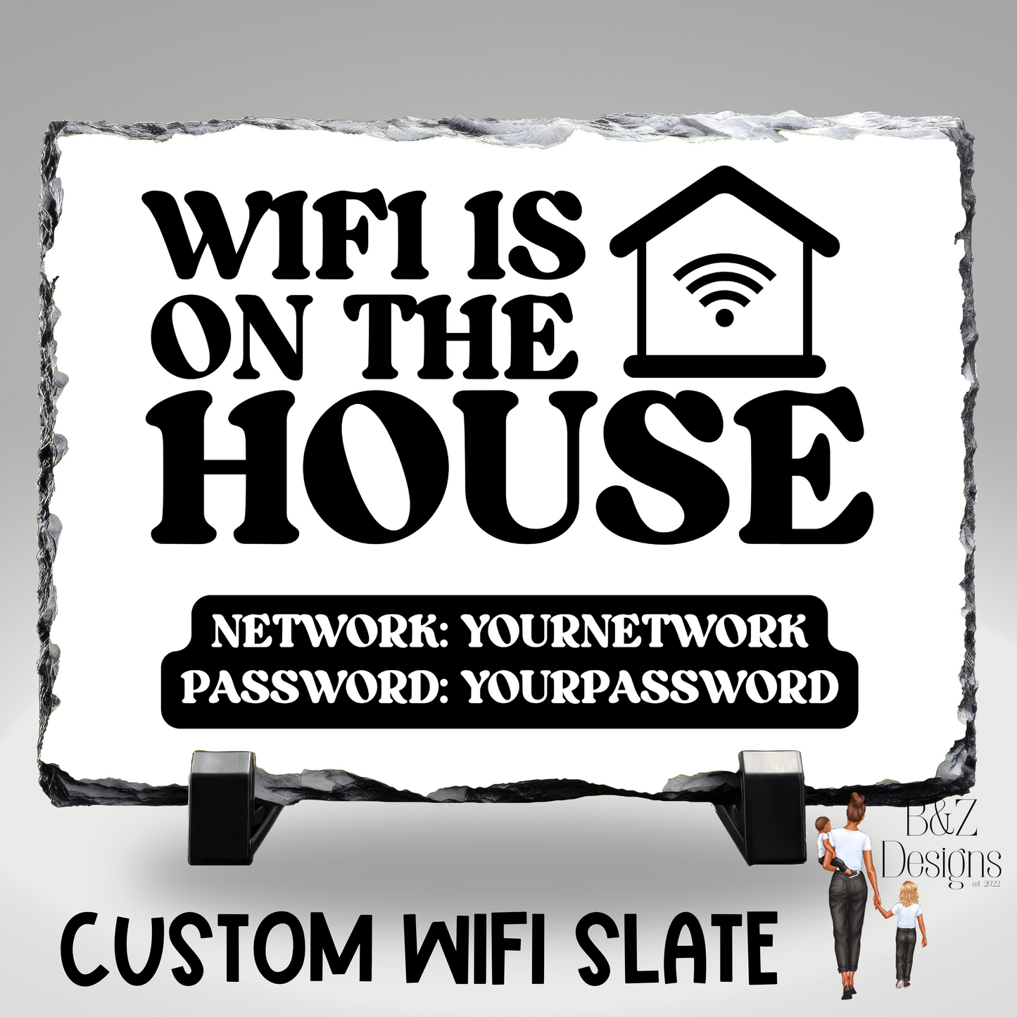 Custom WiFi Plaque
