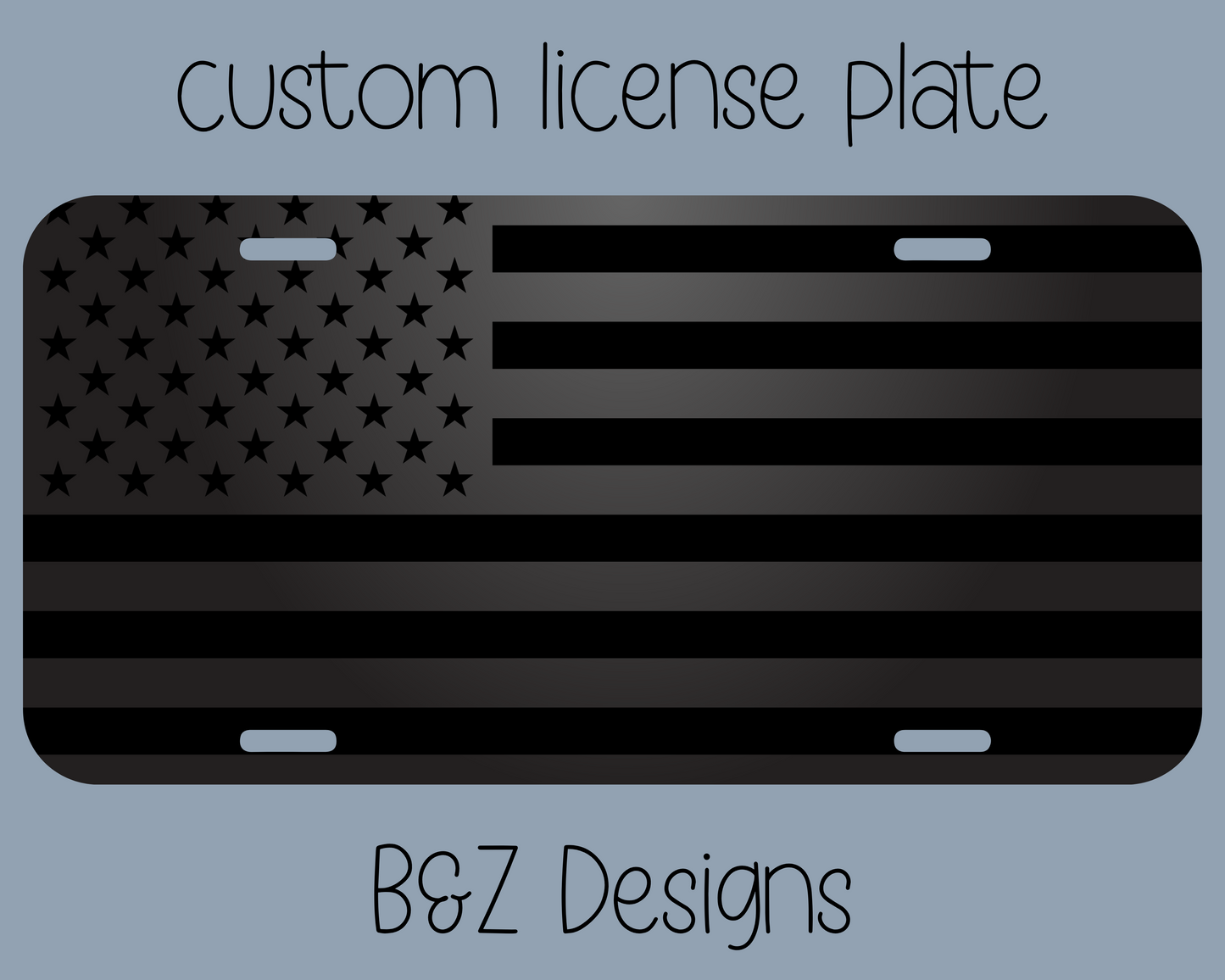 American License Plate
