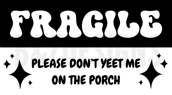 Fragile Small Labels Pack