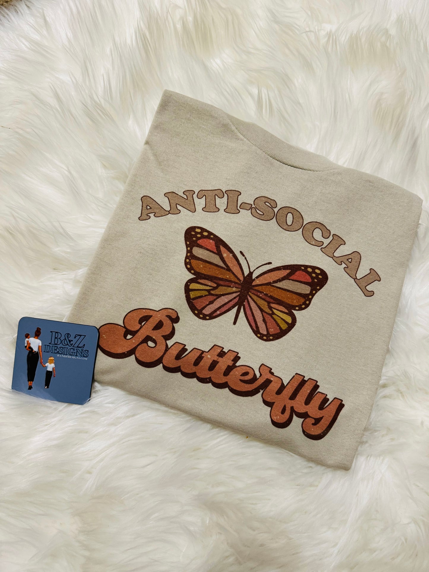 Antisocial Butterfly Tee/Crew