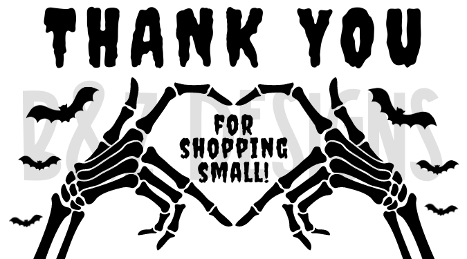 Thank You For Shopping Small Small Labels Pack