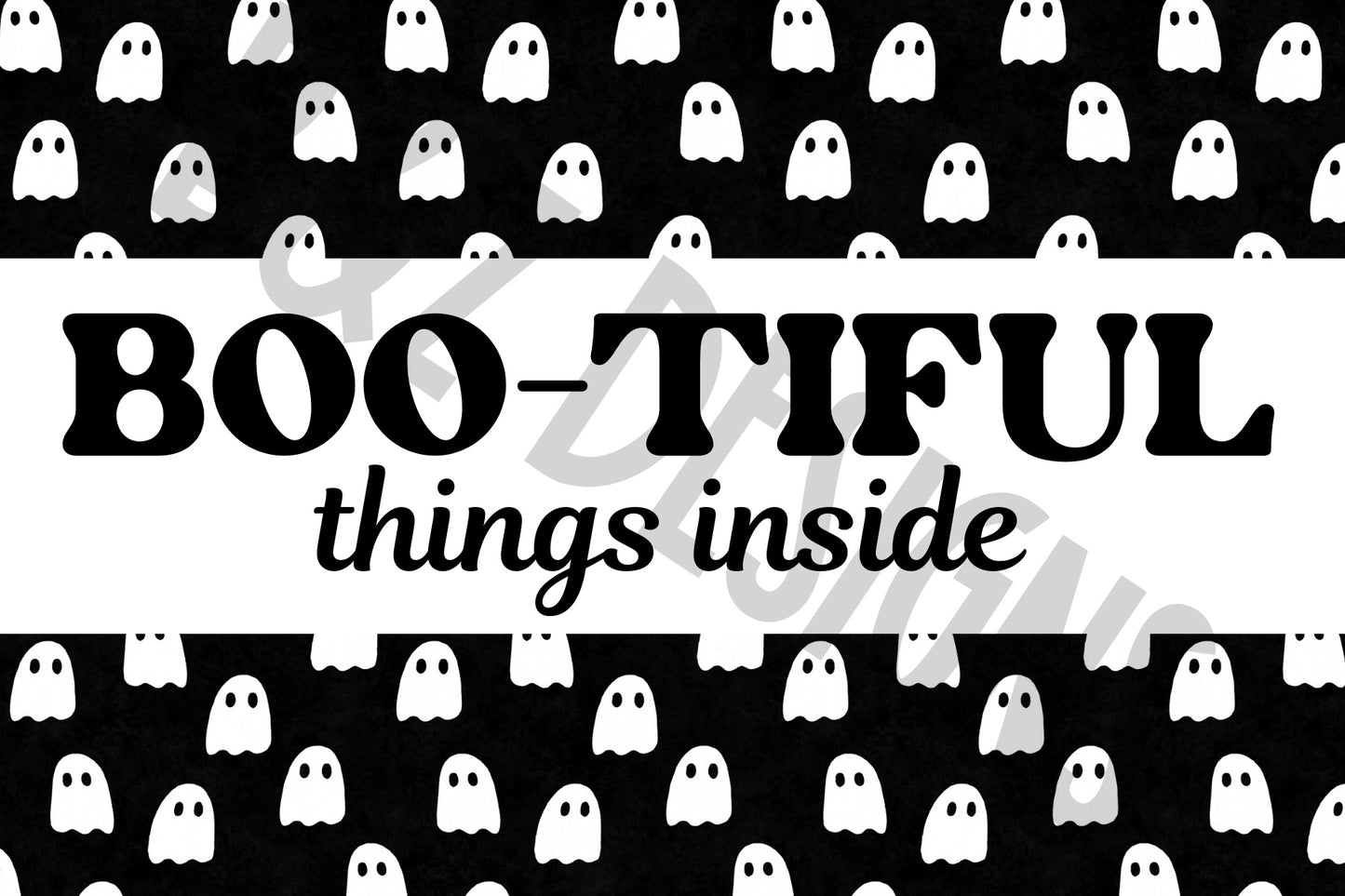 Boo-tiful Things Inside Big Labels