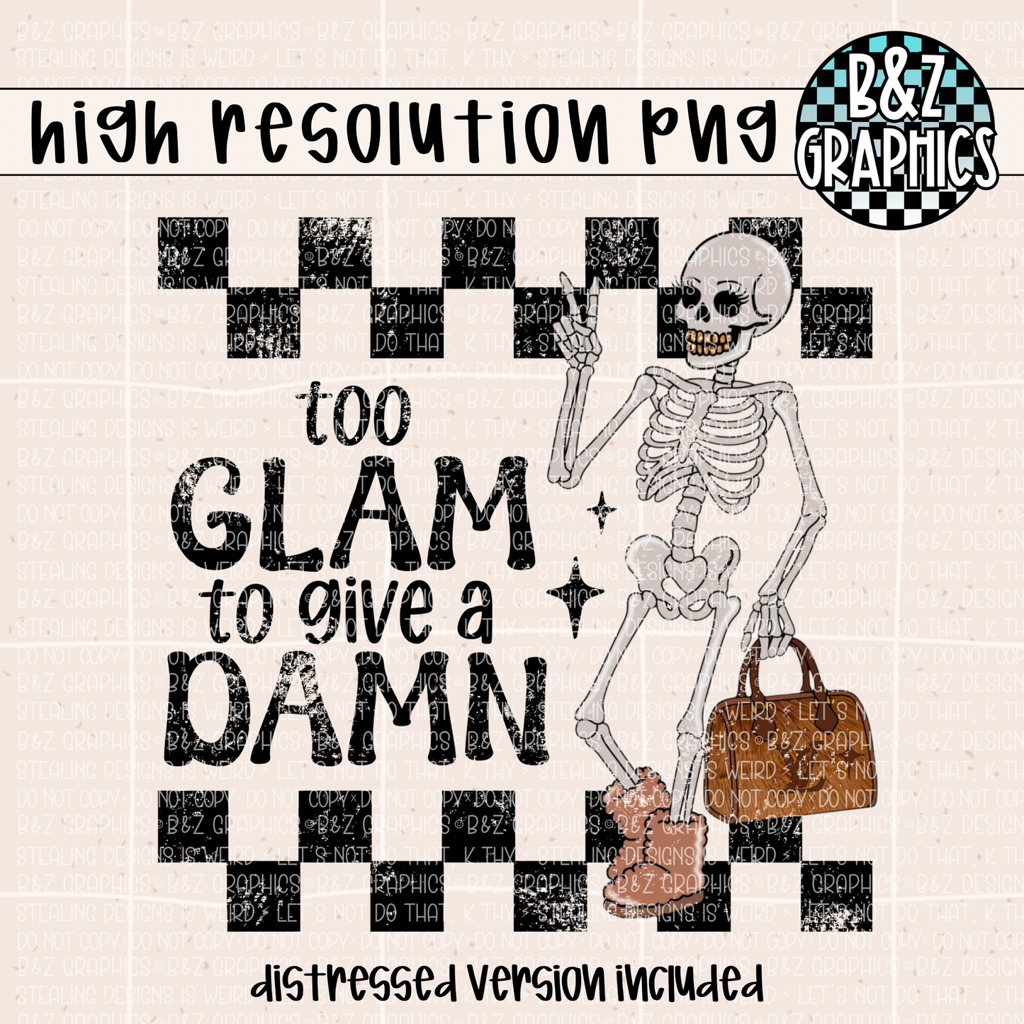 Too Glam PNG
