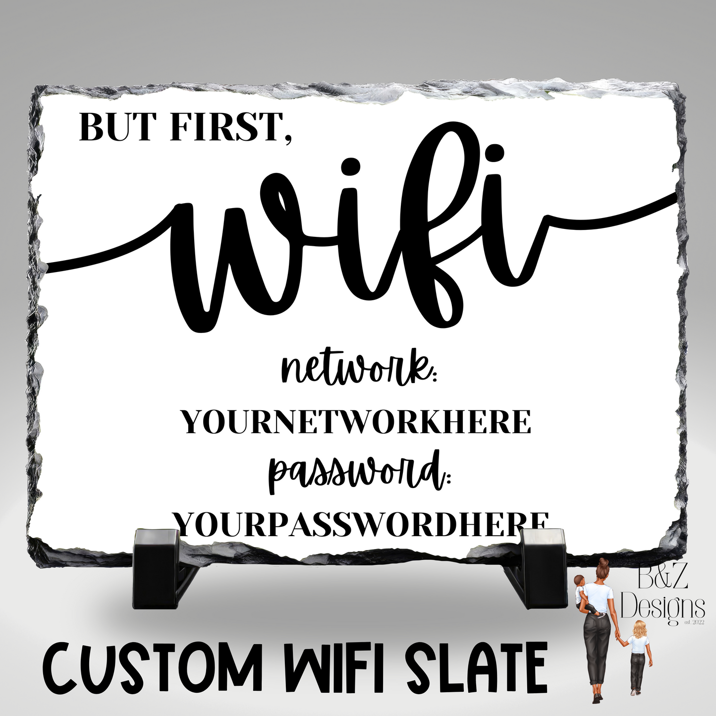 Custom WiFi Plaque