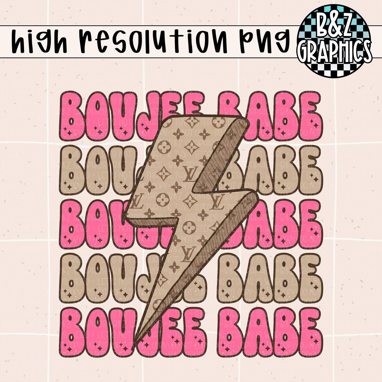Boujee Babe PNG